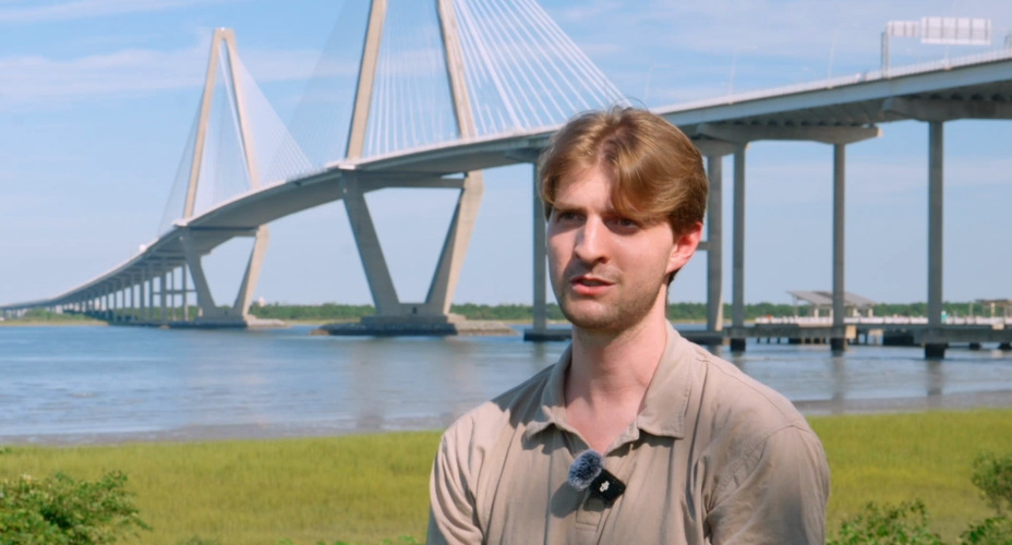 Photo of the client quoted here, outdoors in Charleston