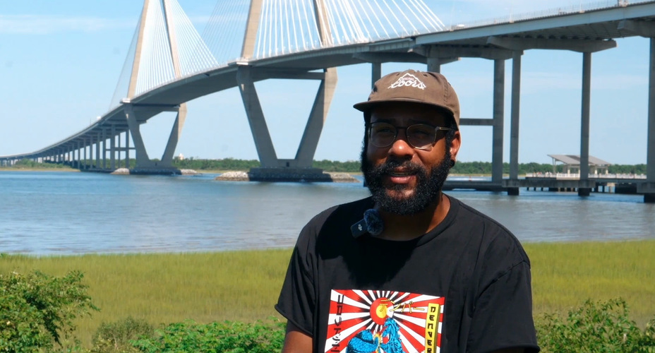 Photo of the client quoted here, outdoors in Charleston